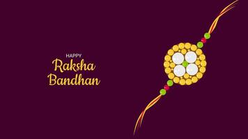 gelukkig raksha bandhan Indisch festival rakhi spandoek. groet kaart uitnodiging ontwerp web ontwerp. illustratie. vector