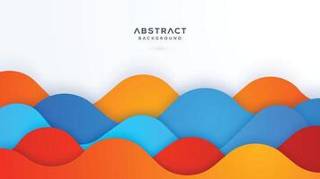 kleurrijk golvend abstract achtergrond vector