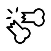 gebroken bot icoon symbool ontwerp illustratie vector