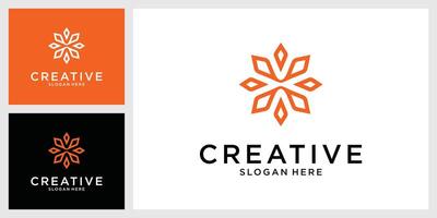 bloem logo ontwerpsjabloon vector