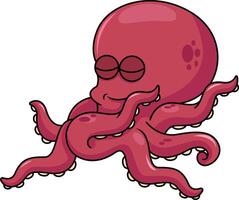 deppen Octopus karakter illustratie vector