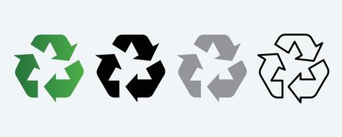 recycle logo reeks vector