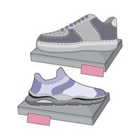 illustratie van schoenen vector