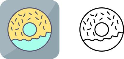 donut icoon ontwerp vector