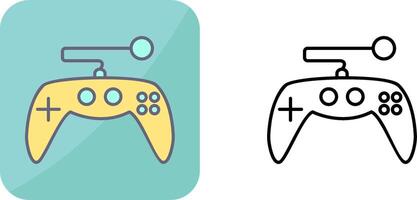 uniek gaming controle icoon ontwerp vector