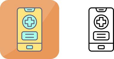 medisch app icoon ontwerp vector