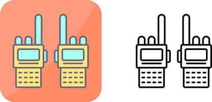 walkie talkie icoon ontwerp vector
