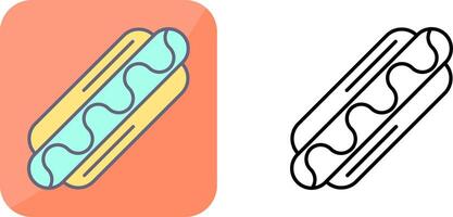 hotdog icoon ontwerp vector
