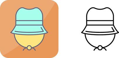 camping hoed icoon ontwerp vector