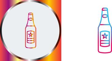 bier fles icoon ontwerp vector