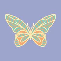 gelaagde papercut vlinders vector