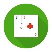 pokerkaarten concepten vector