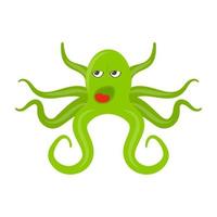 schattige octopusconcepten vector