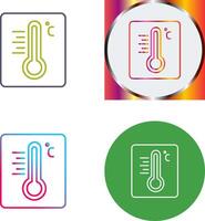 thermometer pictogram ontwerp vector