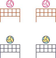 strand volleybal icoon ontwerp vector