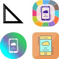 weer app icoon ontwerp vector