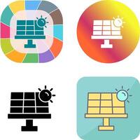 zonne- energie icoon ontwerp vector