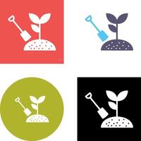 plantage icoon ontwerp vector