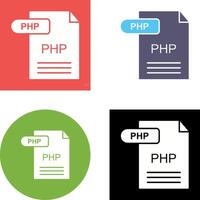 php icoon ontwerp vector