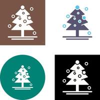 Kerstmis boom icoon ontwerp vector