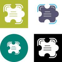 puzzel pictogram ontwerp vector