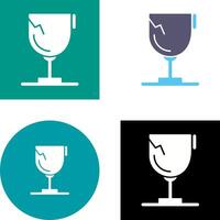 glas icoon ontwerp vector