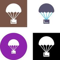 parachute pictogram ontwerp vector