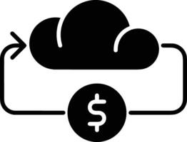 wolk icoon symbool afbeelding. illustratie van de hosting opslagruimte vector