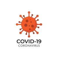 corona virus logo sjabloon, logo ontwerp. vector