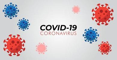 corona virus 19 vector achtergrond. eps 10