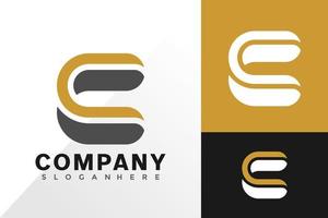 c brief logo vector ontwerp. abstract embleem, ontwerpconcept, logo's, logotype-element voor sjabloon