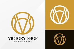 brief vs of sv luxe logo ontwerp merk identiteit logo's vector moderne logo logo ontwerpen vector illustratie sjabloon