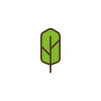 plant zaden die een groot logo-sjabloon laten groeien vector