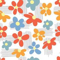 lente bloemen naadloze patroon klein bloemmotief bloemen illustratie en bloemen vector patroon bloem patroon fabric