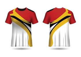 sport race jersey ontwerpsjabloon voor teamuniformen vector