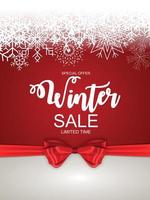 winter sale achtergrond speciale aanbieding banner achtergrond voor zaken en reclame. vector illustratie