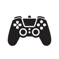 een gaming controleur illustratie in zwart en wit vector