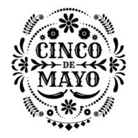 cinco de mayonaise, federaal vakantie in Mexico vector