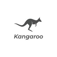 icoon logo kangoeroe sjabloon vector