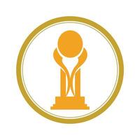 creatief en uniek trofee logo ontwerp. trofee logo voor sport- toernooi kampioenschap vector