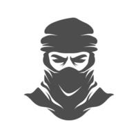 Ninja logo icoon ontwerp vector