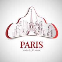 Stadsembleem van Parijs vector