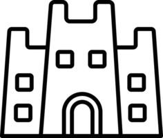 siyu fort schets illustratie vector