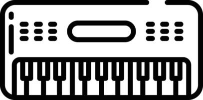 synthesizer schets illustratie vector