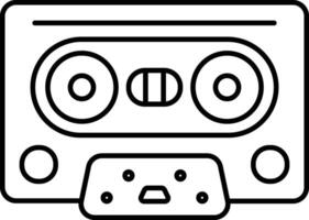cassette schets illustratie vector