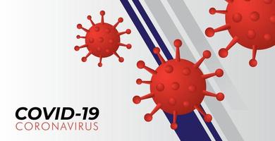 corona virus 19 vector achtergrond. eps 10