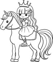 paard tekenfilm geïsoleerd Aan wit vector