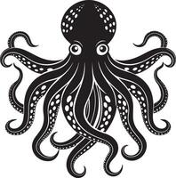 Octopus illustratie geïsoleerd in wit achtergrond vector