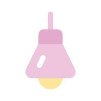 voorzichtig bewerkte icoon van lamp in modieus stijl, premie ontwerp vector