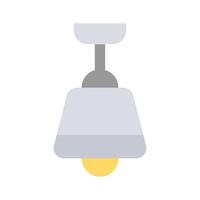 een goed ontworpen icoon van verdieping lamp, icoon van dak lamp in bewerkbare stijl vector